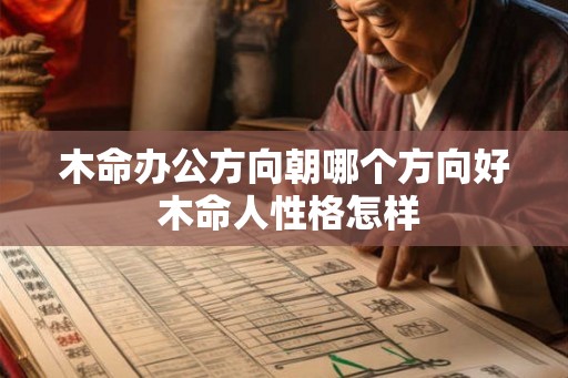 木命办公方向朝哪个方向好 木命人性格怎样