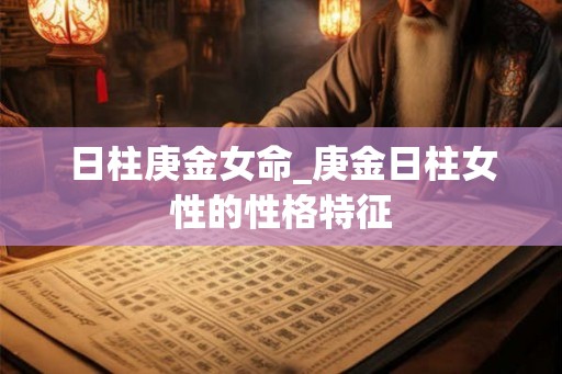 日柱庚金女命_庚金日柱女性的性格特征