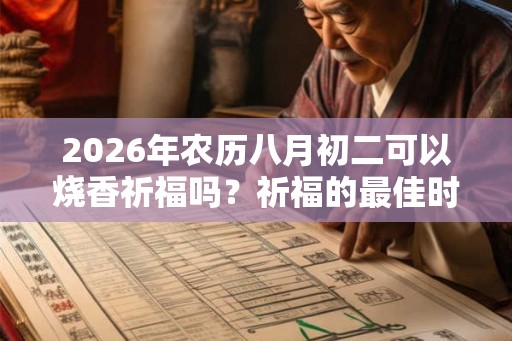 2026年农历八月初二可以烧香祈福吗？祈福的最佳时间？