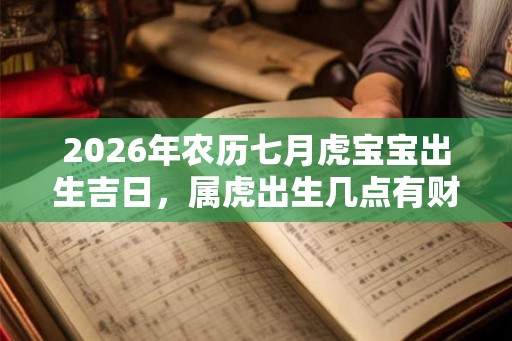 2026年农历七月虎宝宝出生吉日，属虎出生几点有财运？