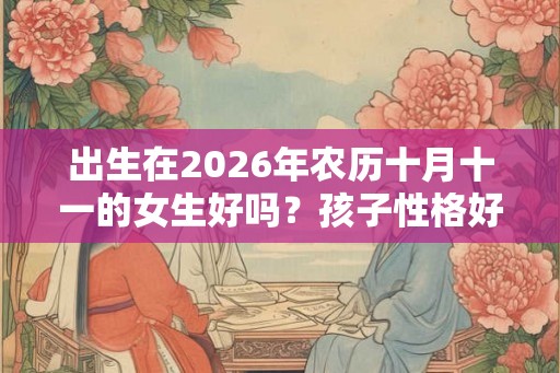 出生在2026年农历十月十一的女生好吗？孩子性格好吗？