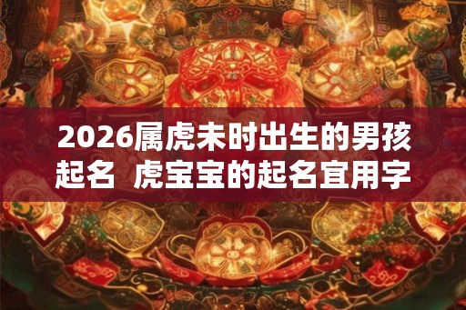 2026属虎未时出生的男孩起名  虎宝宝的起名宜用字大全
