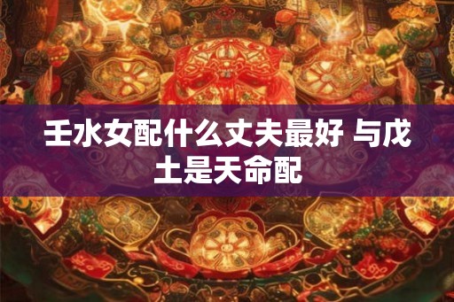 壬水女配什么丈夫最好 与戊土是天命配