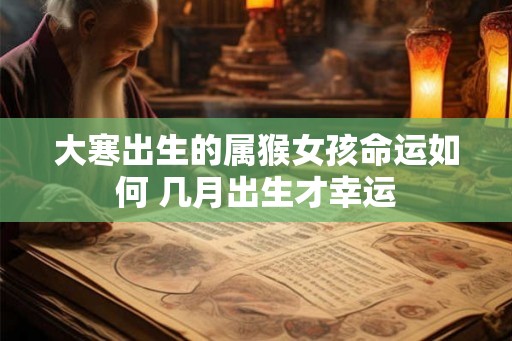 大寒出生的属猴女孩命运如何 几月出生才幸运