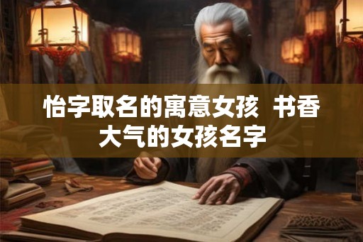 怡字取名的寓意女孩  书香大气的女孩名字