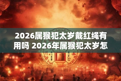 2026属猴犯太岁戴红绳有用吗 2026年属猴犯太岁怎么转运