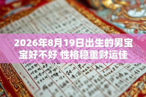 2026年8月19日出生的男宝宝好不好 性格稳重财运佳