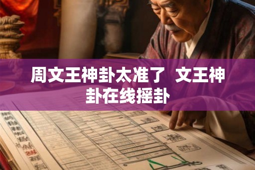 周文王神卦太准了  文王神卦在线摇卦