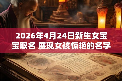 2026年4月24日新生女宝宝取名 展现女孩惊艳的名字 2026年4月24日新生女宝宝取名 展现女孩惊艳的名字