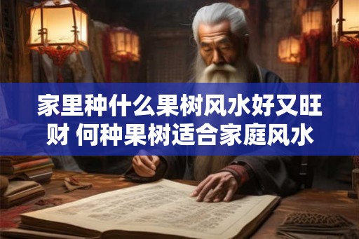 家里种什么果树风水好又旺财 何种果树适合家庭风水