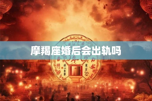 摩羯座婚后会出轨吗