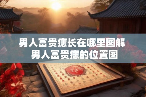 男人富贵痣长在哪里图解  男人富贵痣的位置图