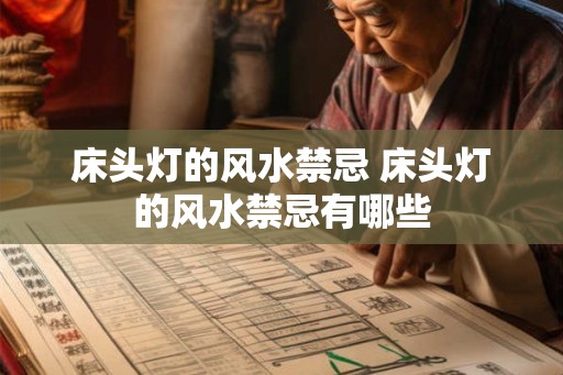 床头灯的风水禁忌 床头灯的风水禁忌有哪些
