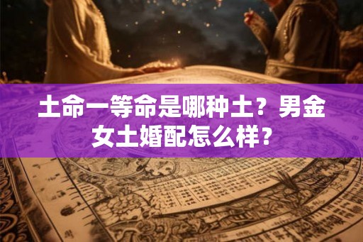 土命一等命是哪种土?男金女土婚配怎么样? 土命一等命是哪种土?男金女土婚配怎么样?