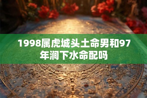 1998属虎城头土命男和97年涧下水命配吗