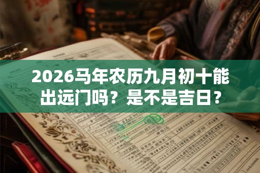 2026马年农历九月初十能出远门吗？是不是吉日？