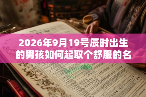 2026年9月19号辰时出生的男孩如何起取个舒服的名字和五行属性 2026年9月19号辰时出生的男孩如何起取个舒服的名字和五行属性