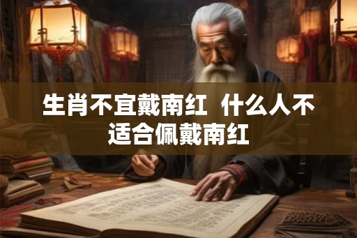 生肖不宜戴南红  什么人不适合佩戴南红