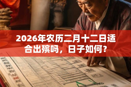 2026年农历二月十二日适合出殡吗，日子如何？