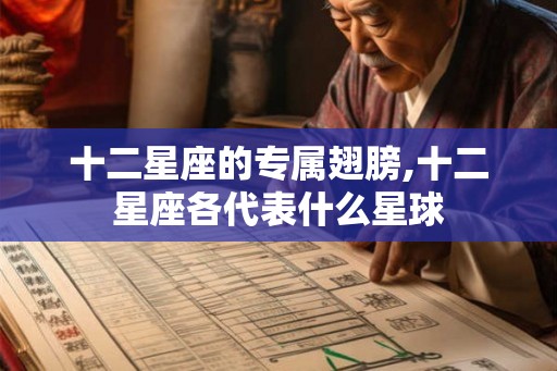 十二星座的专属翅膀,十二星座各代表什么星球