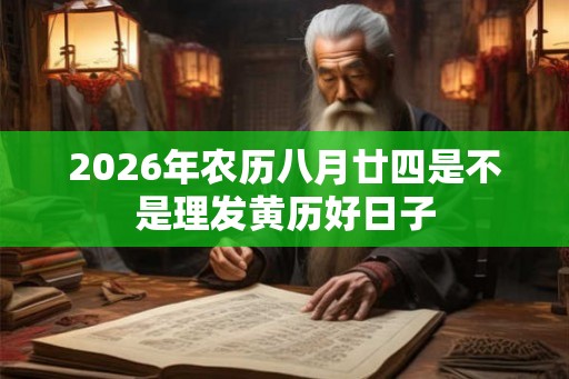 2026年农历八月廿四是不是理发黄历好日子