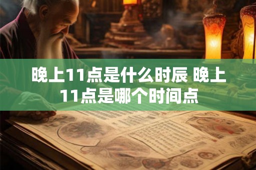 晚上11点是什么时辰 晚上11点是哪个时间点 晚上11点是什么时辰 晚上11点是哪个时间点