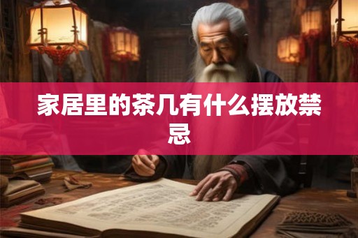 家居里的茶几有什么摆放禁忌 家居里的茶几有什么摆放禁忌