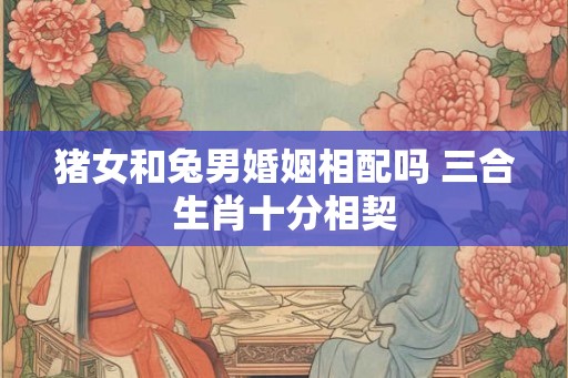 猪女和兔男婚姻相配吗 三合生肖十分相契