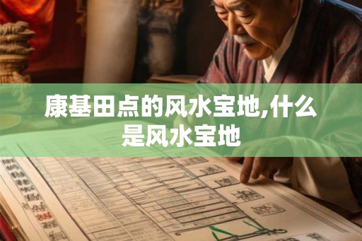 康基田点的风水宝地,什么是风水宝地 康基田点的风水宝地,什么是风水宝地