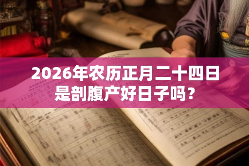 2026年农历正月二十四日是剖腹产好日子吗？