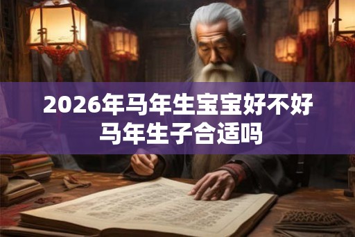 2026年马年生宝宝好不好 马年生子合适吗