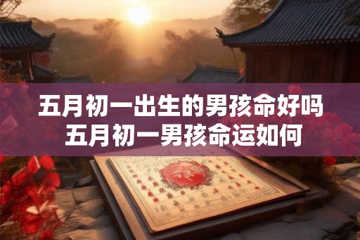 五月初一出生的男孩命好吗 五月初一男孩命运如何