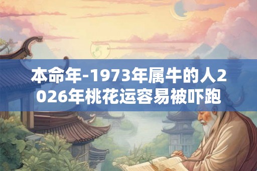 本命年-1973年属牛的人2026年桃花运容易被吓跑