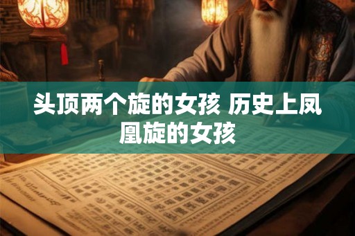 头顶两个旋的女孩 历史上凤凰旋的女孩