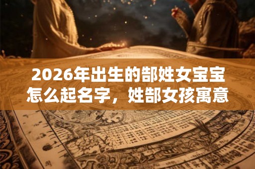 2026年出生的郜姓女宝宝怎么起名字，姓郜女孩寓意好的名字