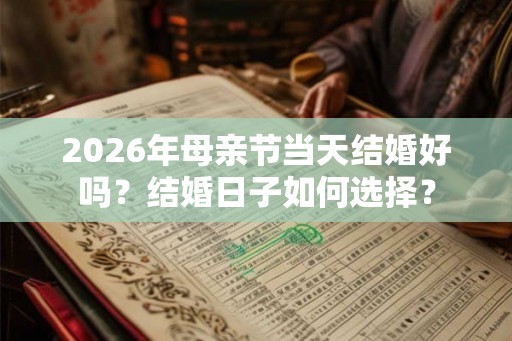 2026年母亲节当天结婚好吗?结婚日子如何选择? 2026年母亲节当天结婚好吗?结婚日子如何选择?