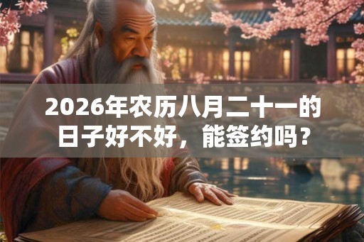 2026年农历八月二十一的日子好不好,能签约吗? 2026年农历八月二十一的日子好不好,能签约吗?