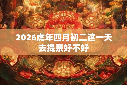 2026虎年四月初二这一天去提亲好不好