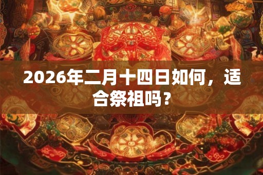 2026年二月十四日如何，适合祭祖吗？