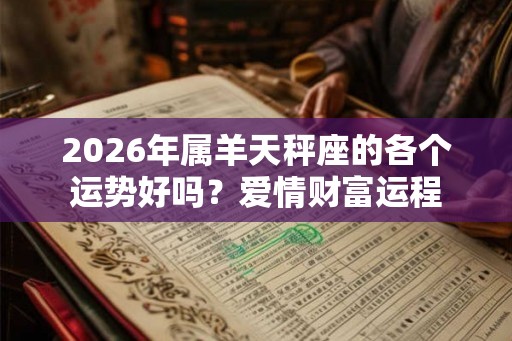 2026年属羊天秤座的各个运势好吗？爱情财富运程