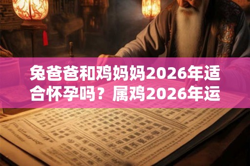 兔爸爸和鸡妈妈2026年适合怀孕吗？属鸡2026年运势好不好？