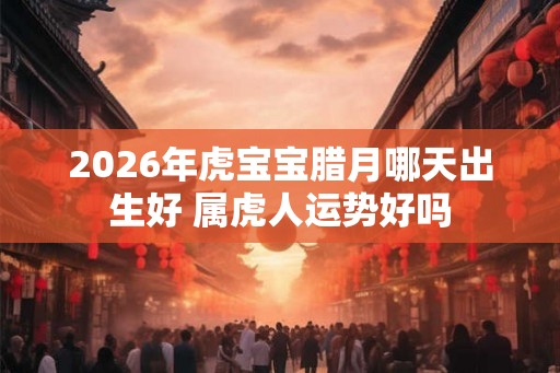 2026年虎宝宝腊月哪天出生好 属虎人运势好吗