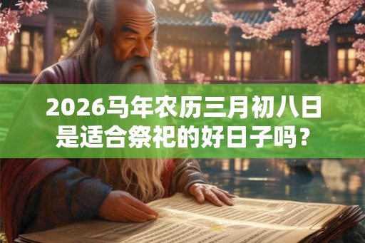 2026马年农历三月初八日是适合祭祀的好日子吗？