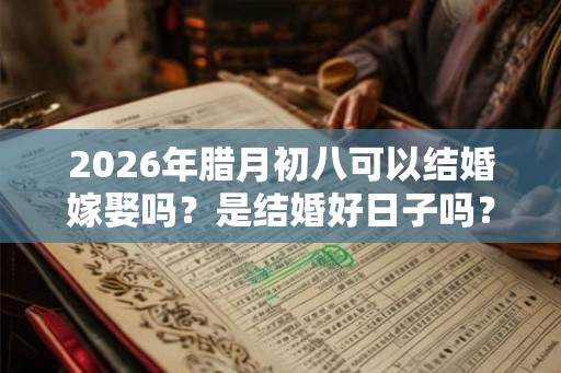 2026年腊月初八可以结婚嫁娶吗？是结婚好日子吗？