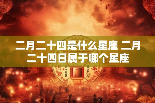 二月二十四是什么星座 二月二十四日属于哪个星座