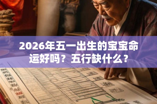 2026年五一出生的宝宝命运好吗？五行缺什么？