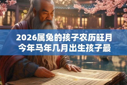 2026属兔的孩子农历旺月 今年马年几月出生孩子最旺