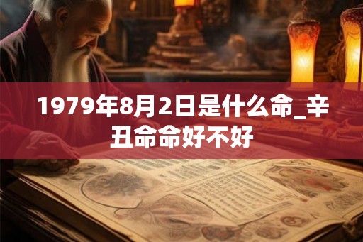 1979年8月2日是什么命_辛丑命命好不好