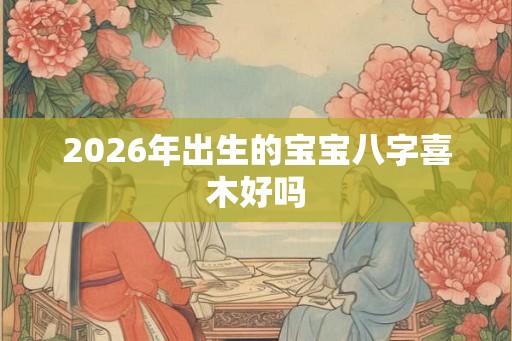 2026年出生的宝宝八字喜木好吗