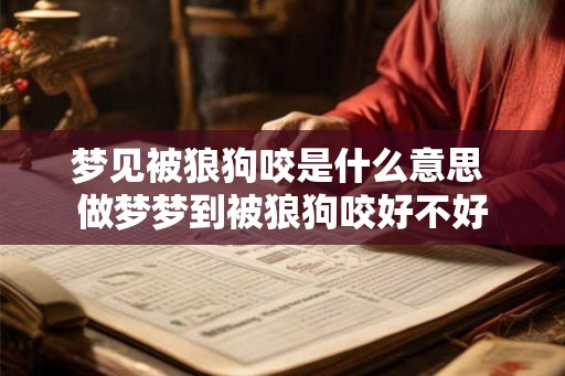 梦见被狼狗咬是什么意思 做梦梦到被狼狗咬好不好 梦见被狼狗咬是什么意思 做梦梦到被狼狗咬好不好
